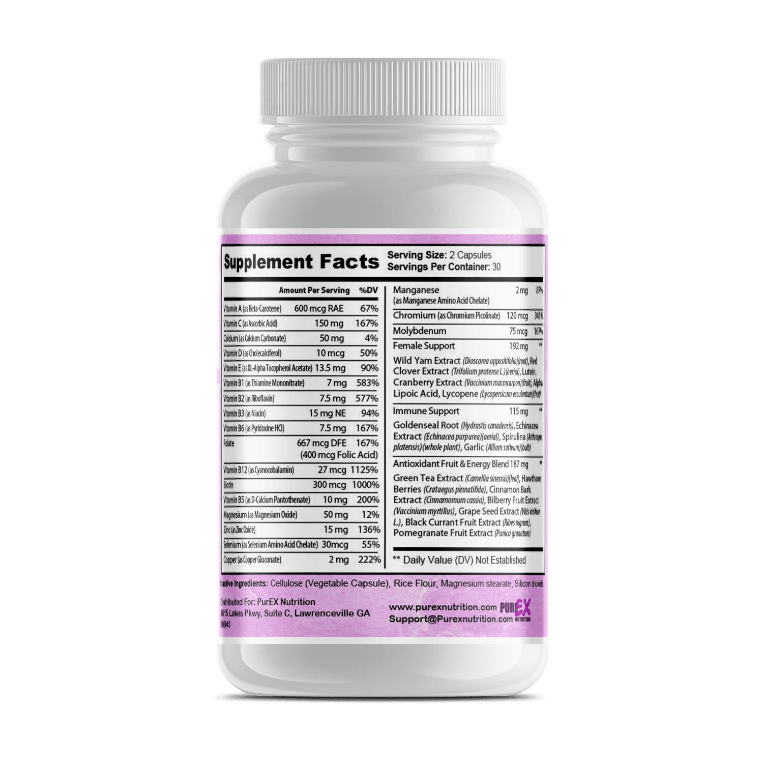 Pure Multivitamins Womens-R Pure Multivitamins Womens R